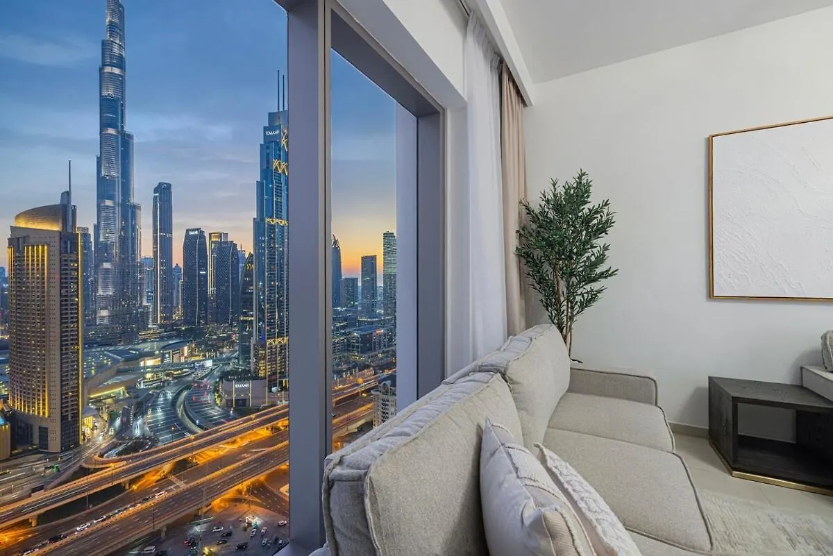 Apartment Mellas - Burj View - 2B - 9 Min Walk To Fountains Dubai
